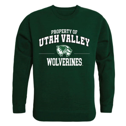 UVU Utah Valley University Wolverines Property Crewneck Pullover Sweatshirt Sweater Forest-Campus-Wardrobe