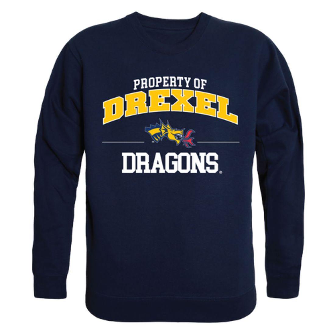 Drexel University Dragons Property Crewneck Pullover Sweatshirt Sweater Navy-Campus-Wardrobe