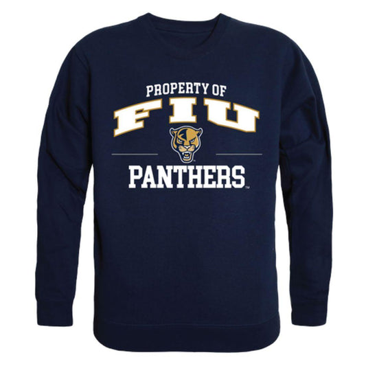 FIU Florida International University Panthers Property Crewneck Pullover Sweatshirt Sweater Navy-Campus-Wardrobe