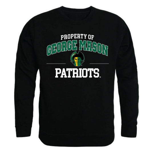 GMU George Mason University Patriots Property Crewneck Pullover Sweatshirt Sweater Black-Campus-Wardrobe