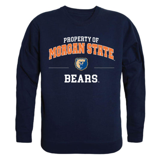 Morgan State University Bears Property Crewneck Pullover Sweatshirt Sweater Navy-Campus-Wardrobe