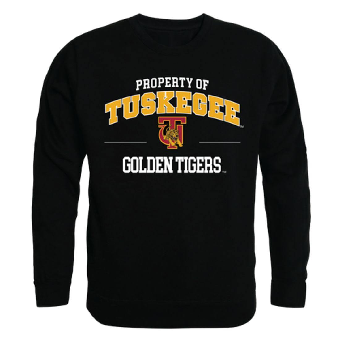 Tuskegee University Golden Tigers Property Crewneck Pullover Sweatshirt Sweater Black-Campus-Wardrobe