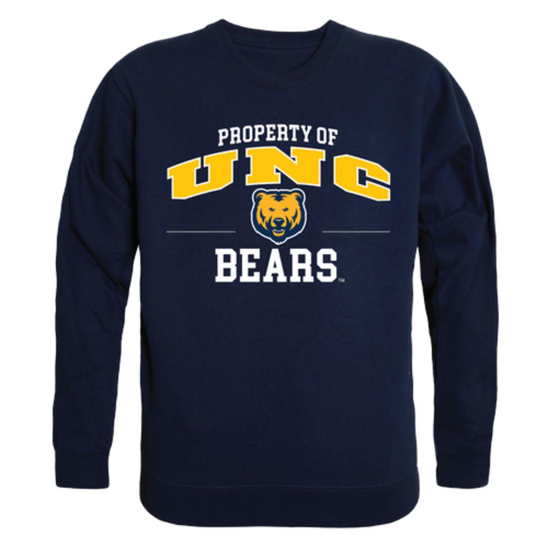 University of Northern Colorado Bears Property Crewneck Pullover Sweatshirt Sweater Navy-Campus-Wardrobe