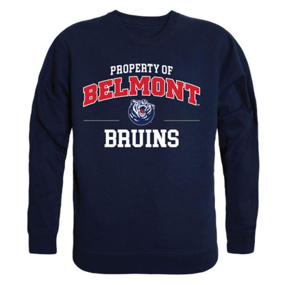 Belmont State University Bruins Property Crewneck Pullover Sweatshirt Sweater Navy-Campus-Wardrobe