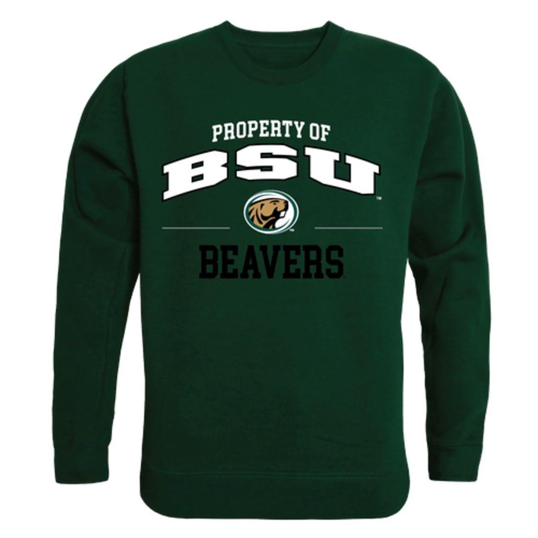 BSU Bemidji State University Beavers Property Crewneck Pullover Sweatshirt Sweater Forest-Campus-Wardrobe