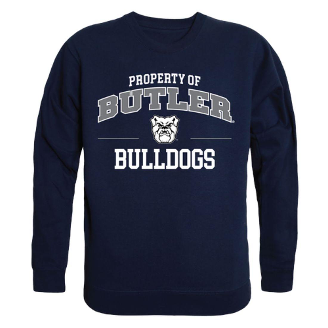Butler University Bulldog Property Crewneck Pullover Sweatshirt Sweater Navy-Campus-Wardrobe