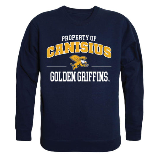 Canisius College Golden Griffins Property Crewneck Pullover Sweatshirt Sweater Navy-Campus-Wardrobe