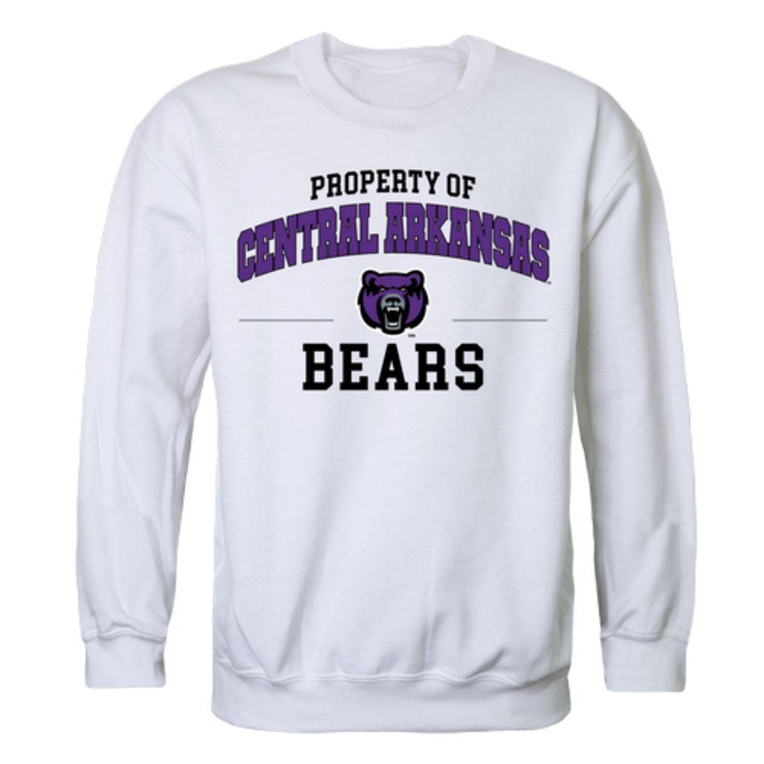 UCA University of Central Arkansas Bears Property Crewneck Pullover Sweatshirt Sweater White-Campus-Wardrobe