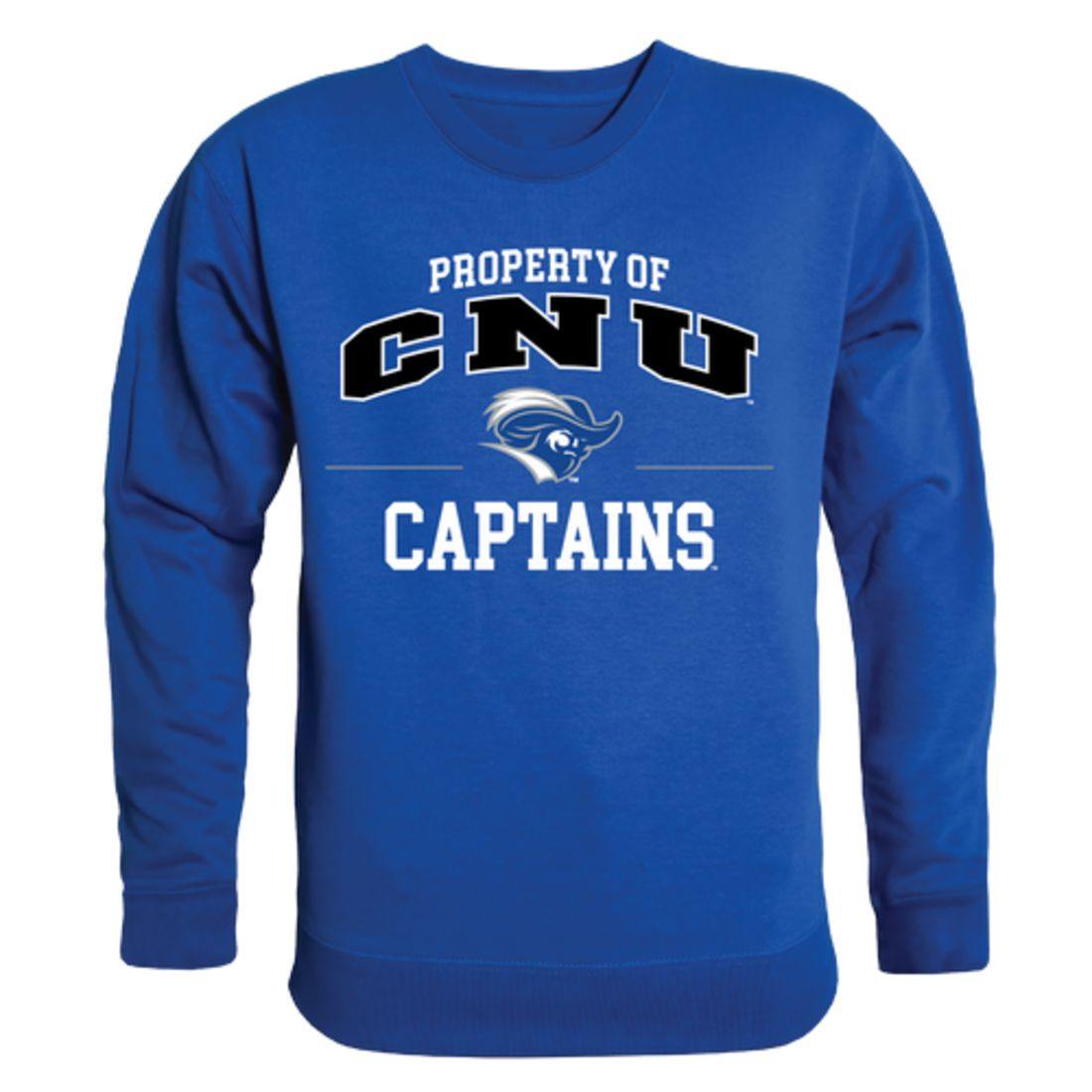 CNU Christopher Newport University Captains Property Crewneck Pullover Sweatshirt Sweater Royal-Campus-Wardrobe