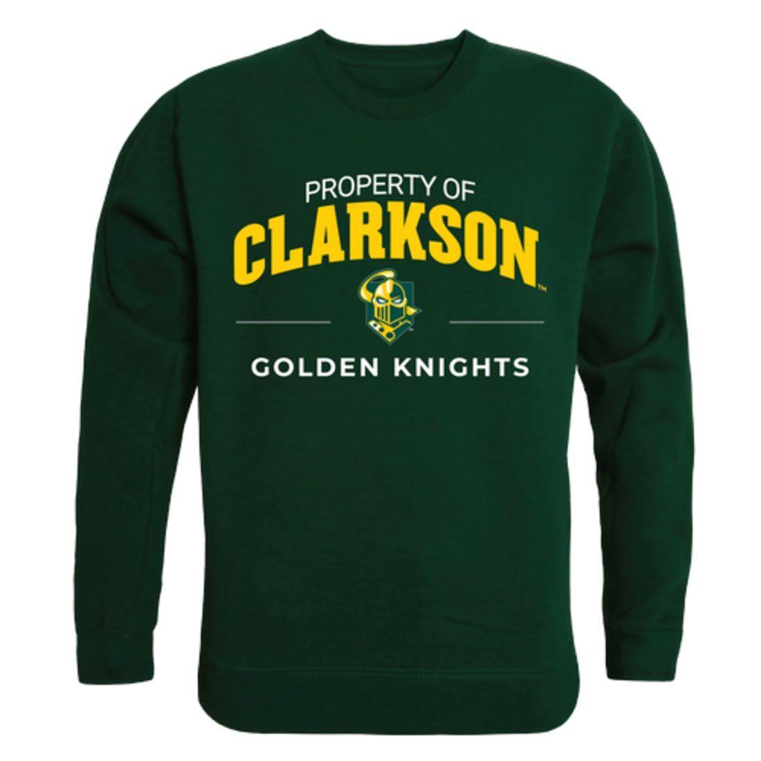 Clarkson University Golden Knights Property Crewneck Pullover Sweatshirt Sweater Forest-Campus-Wardrobe