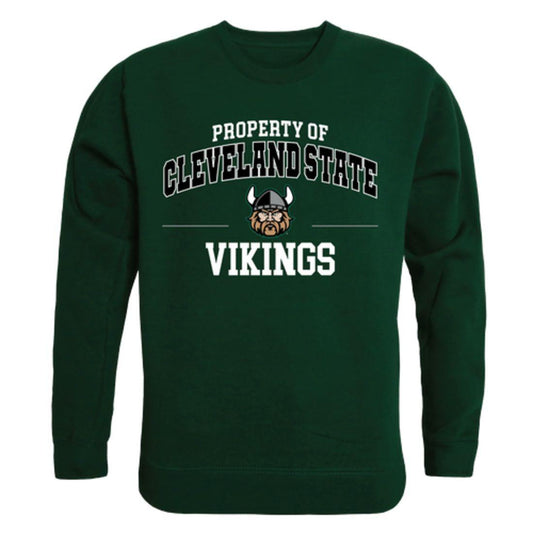 CSU Cleveland State University Vikings Property Crewneck Pullover Sweatshirt Sweater Forest-Campus-Wardrobe