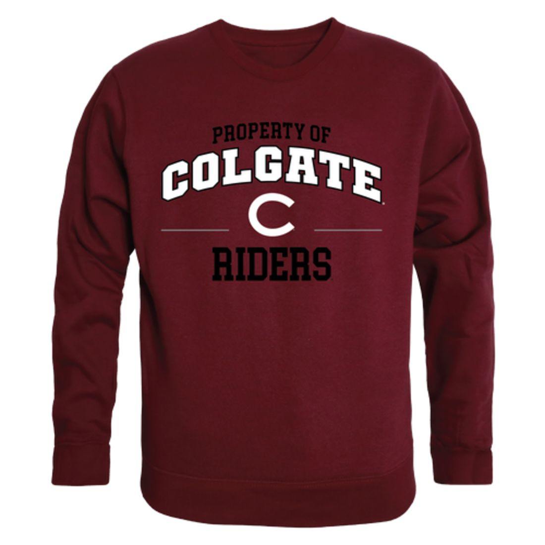 Colgate University Raider Property Crewneck Pullover Sweatshirt Sweater Maroon-Campus-Wardrobe