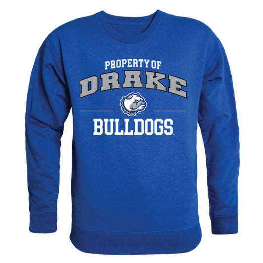 Drake University Bulldogs Property Crewneck Pullover Sweatshirt Sweater Royal-Campus-Wardrobe