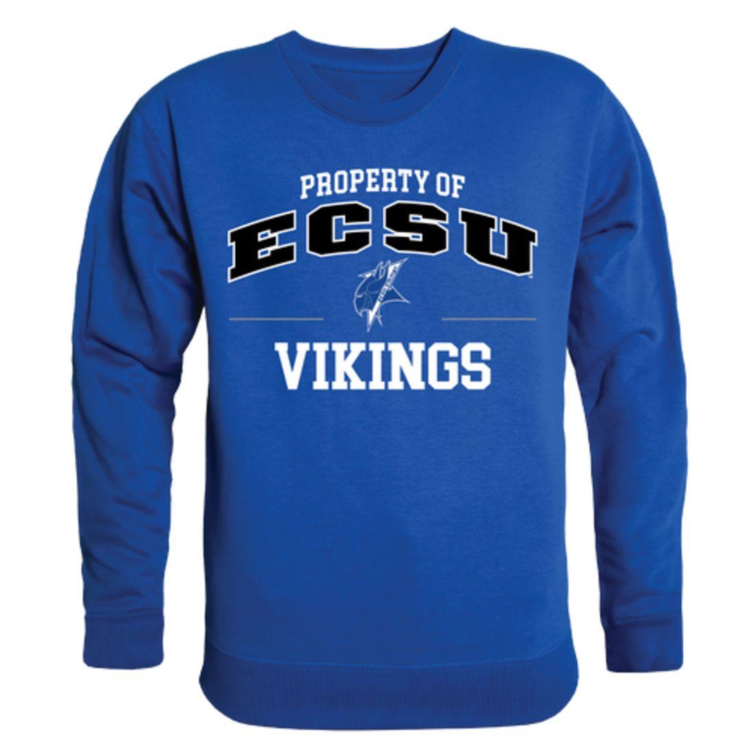 ECSU Elizabeth City State University Vikings Property Crewneck Pullover Sweatshirt Sweater Royal-Campus-Wardrobe