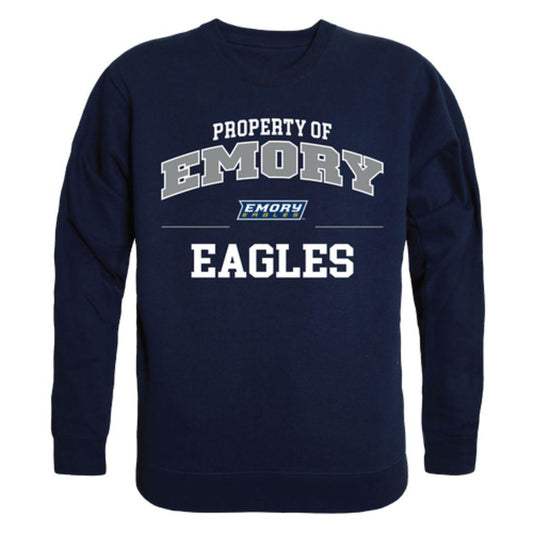 Emory University Eagles Property Crewneck Pullover Sweatshirt Sweater Navy-Campus-Wardrobe