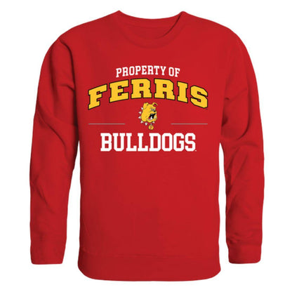 FSU Ferris State University Bulldogs Property Crewneck Pullover Sweatshirt Sweater Red-Campus-Wardrobe