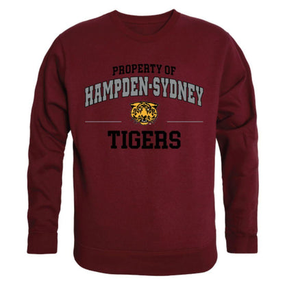HSC Hampden-Sydney College Tigers Property Crewneck Pullover Sweatshirt Sweater Maroon-Campus-Wardrobe