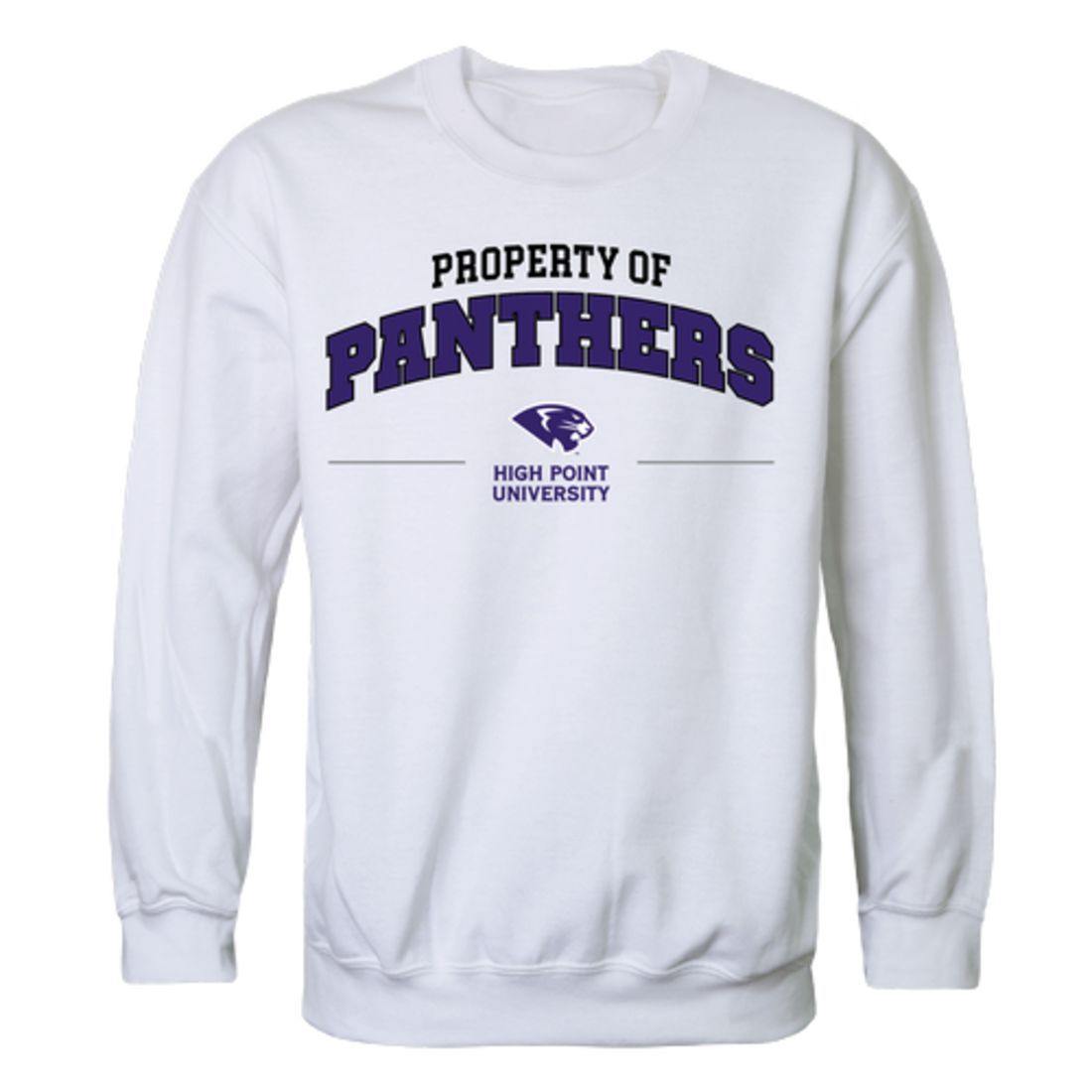HPU High Point University Panthers Property Crewneck Pullover Sweatshirt Sweater White-Campus-Wardrobe