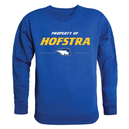 Hofstra University Pride Property Crewneck Pullover Sweatshirt Sweater Royal-Campus-Wardrobe