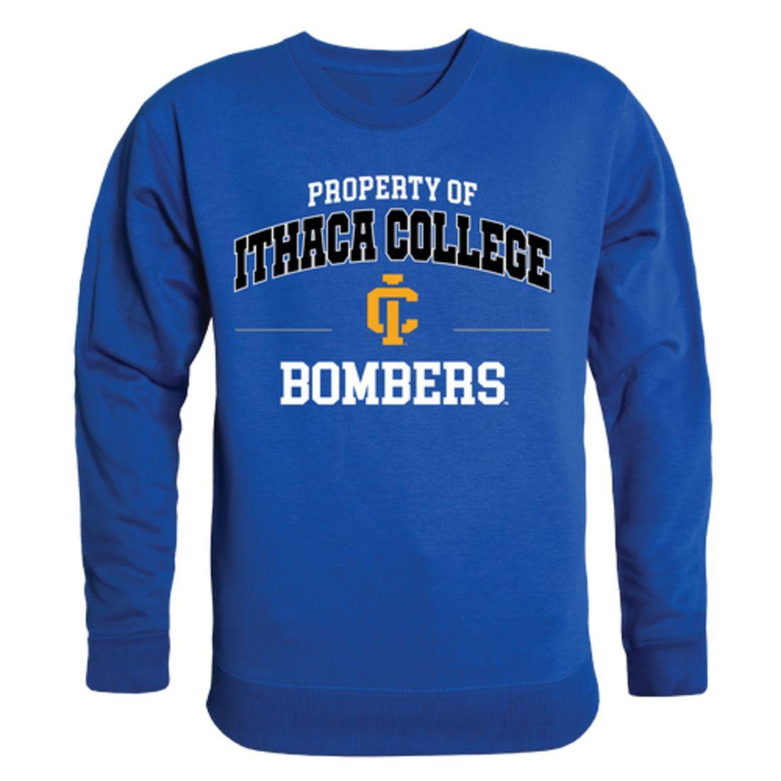 Ithaca College Bombers Property Crewneck Pullover Sweatshirt Sweater Royal-Campus-Wardrobe