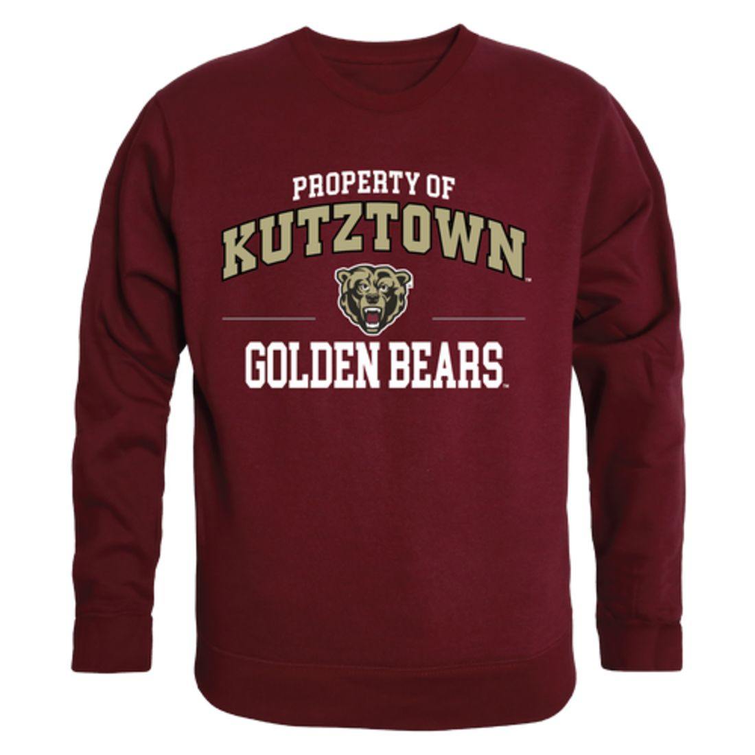 Kutztown University of Pennsylvania Golden Bears Property Crewneck Pullover Sweatshirt Sweater Maroon-Campus-Wardrobe