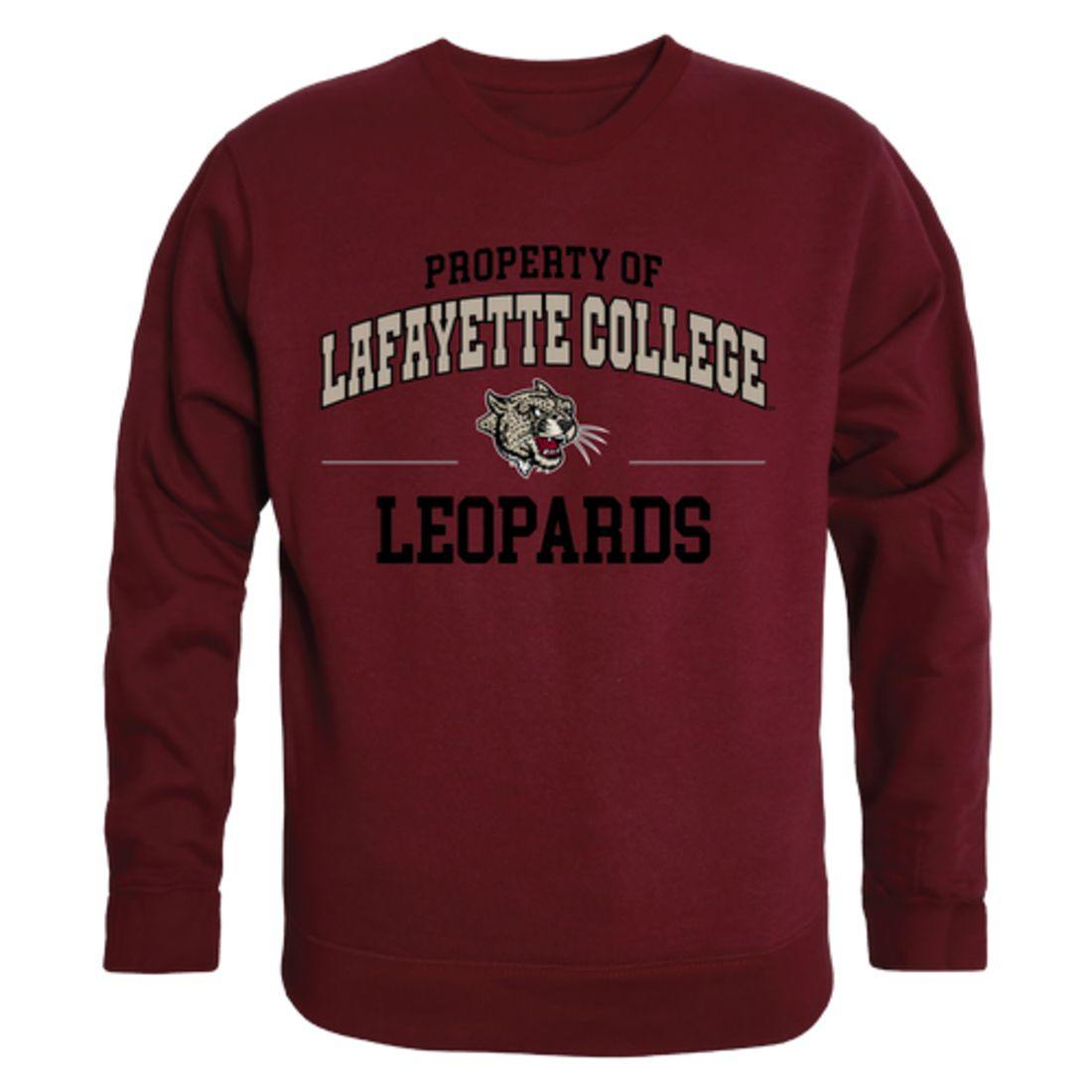 Lafayette College Leopards Property Crewneck Pullover Sweatshirt Sweater Maroon-Campus-Wardrobe