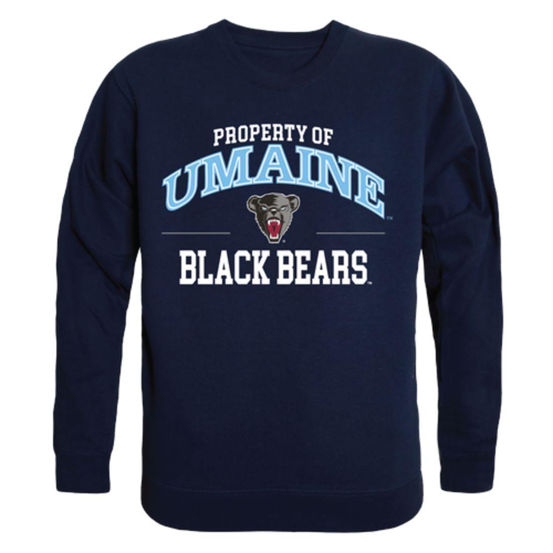 UMaine University of Maine BlackBears Property Crewneck Pullover Sweatshirt Sweater Navy-Campus-Wardrobe
