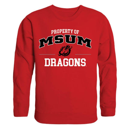 MSUM Minnesota State University Moorhead Dragons Property Crewneck Pullover Sweatshirt Sweater Red-Campus-Wardrobe