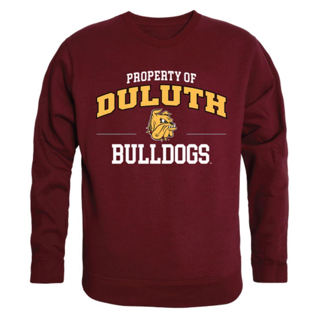 UMD University of Minnesota Duluth Bulldogs Property Crewneck Pullover Sweatshirt Sweater Maroon-Campus-Wardrobe