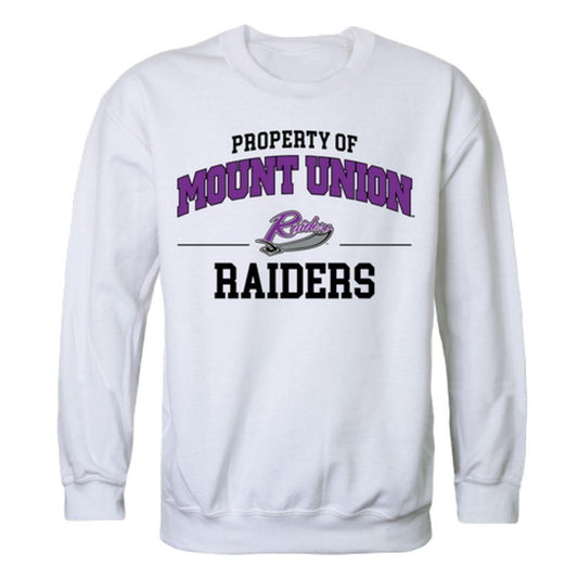 University of Mount Union Raiders Property Crewneck Pullover Sweatshirt Sweater White-Campus-Wardrobe