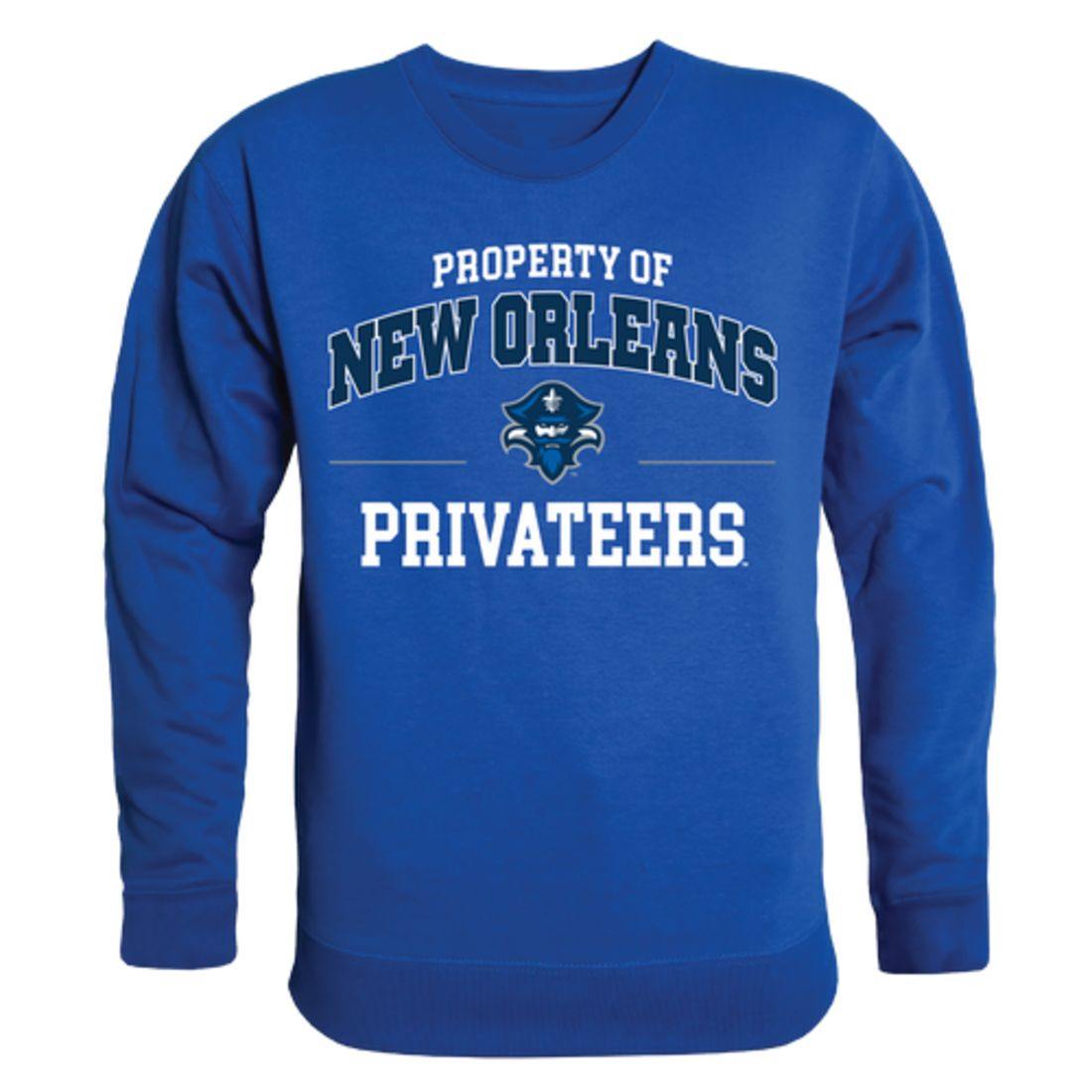 UNO University of New Orleans Privateers Property Crewneck Pullover Sweatshirt Sweater Royal-Campus-Wardrobe