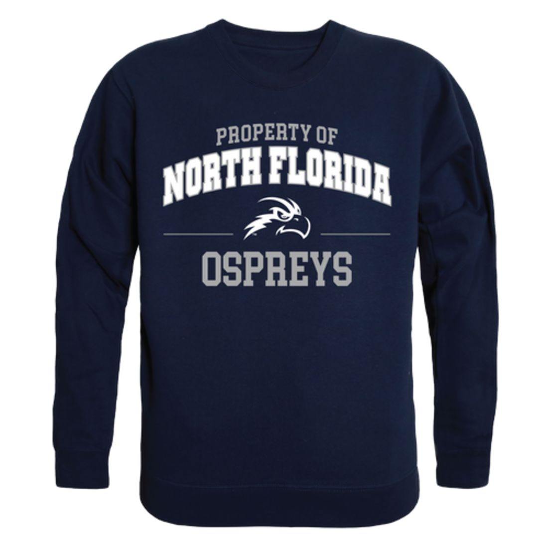 UNF University of North Florida Osprey Property Crewneck Pullover Sweatshirt Sweater Navy-Campus-Wardrobe