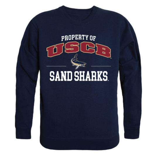 USCB University of South Carolina Beaufort Sand Sharks Property Crewneck Pullover Sweatshirt Sweater Navy-Campus-Wardrobe