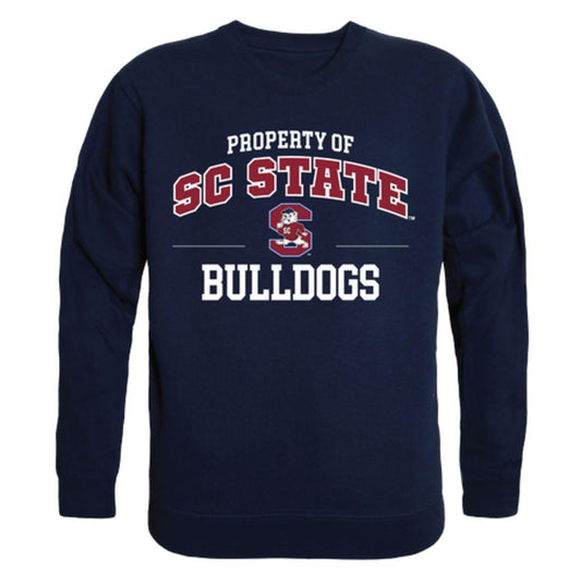 South Carolina State University Bulldogs Property Crewneck Pullover Sweatshirt Sweater Navy-Campus-Wardrobe