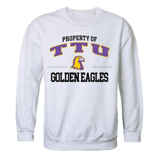 TTU Tennessee Tech University Golden Eagles Property Crewneck Pullover Sweatshirt Sweater White-Campus-Wardrobe