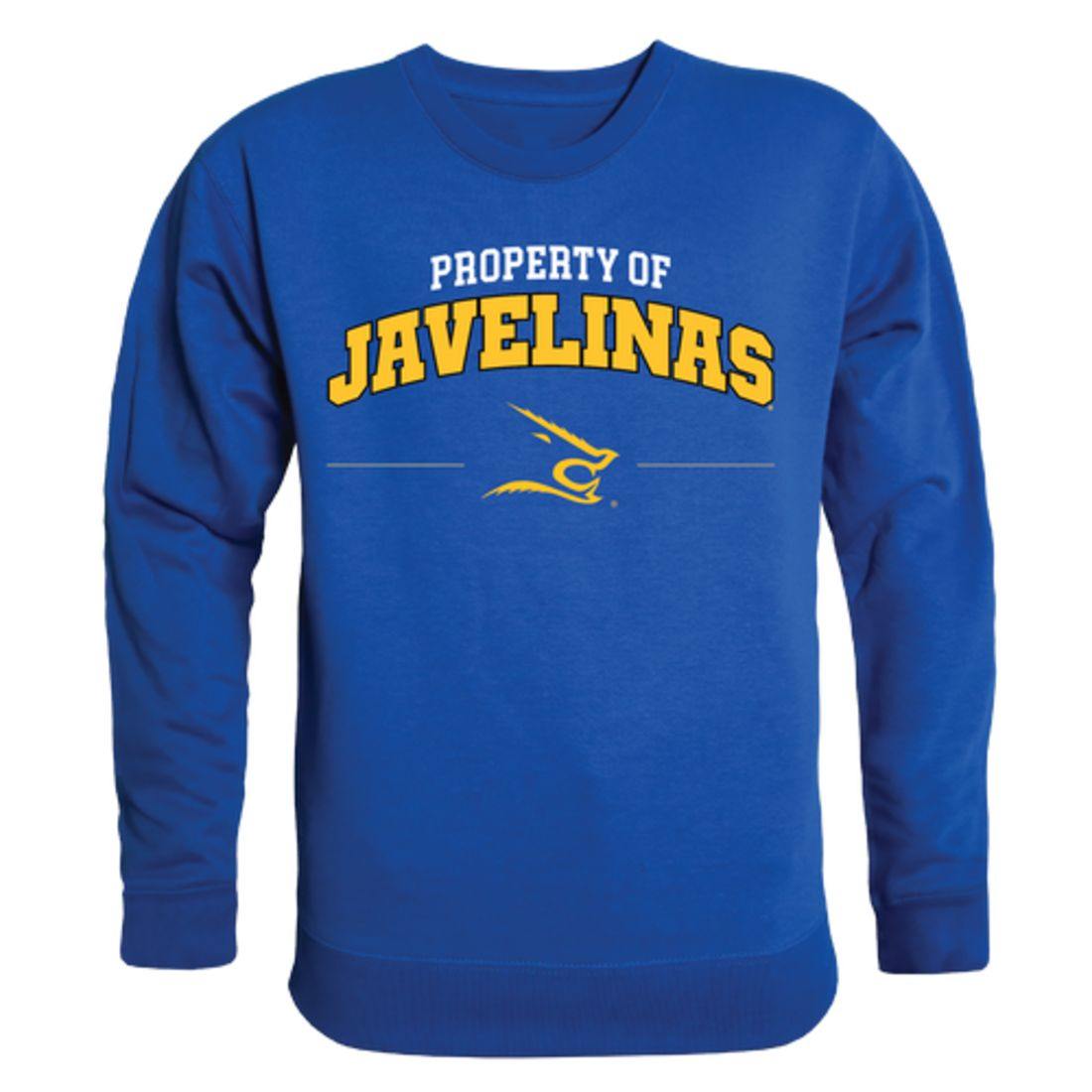 TAMUK Texas A&M University - Kingsville Javelinas Property Crewneck Pullover Sweatshirt Sweater Royal-Campus-Wardrobe