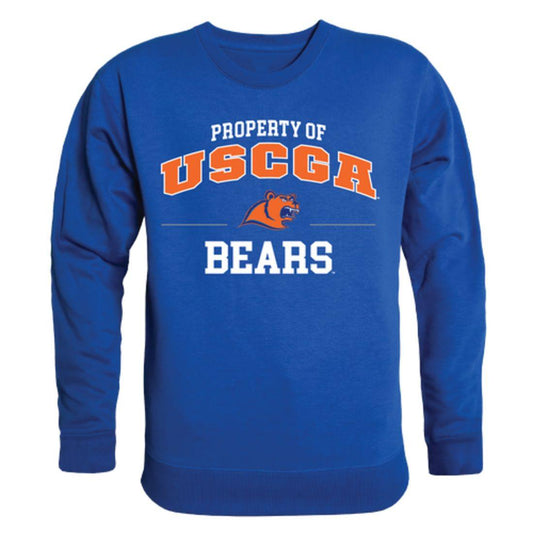 USCGA United States Coast Guard Academy Bears Property Crewneck Pullover Sweatshirt Sweater Royal-Campus-Wardrobe