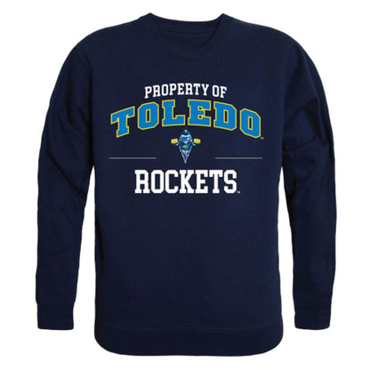 University of Toledo Rockets Property Crewneck Pullover Sweatshirt Sweater Navy-Campus-Wardrobe