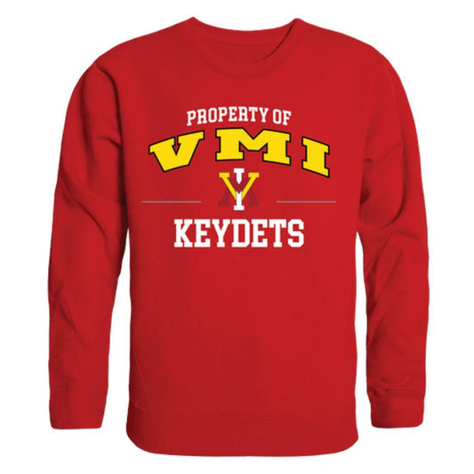 VMI Virginia Military Institute Keydets Property Crewneck Pullover Sweatshirt Sweater Red-Campus-Wardrobe