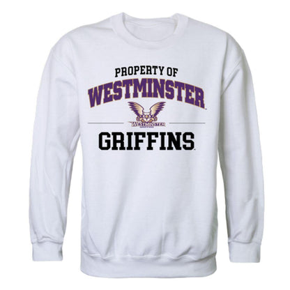 Westminster College Griffins Property Crewneck Pullover Sweatshirt Sweater White-Campus-Wardrobe