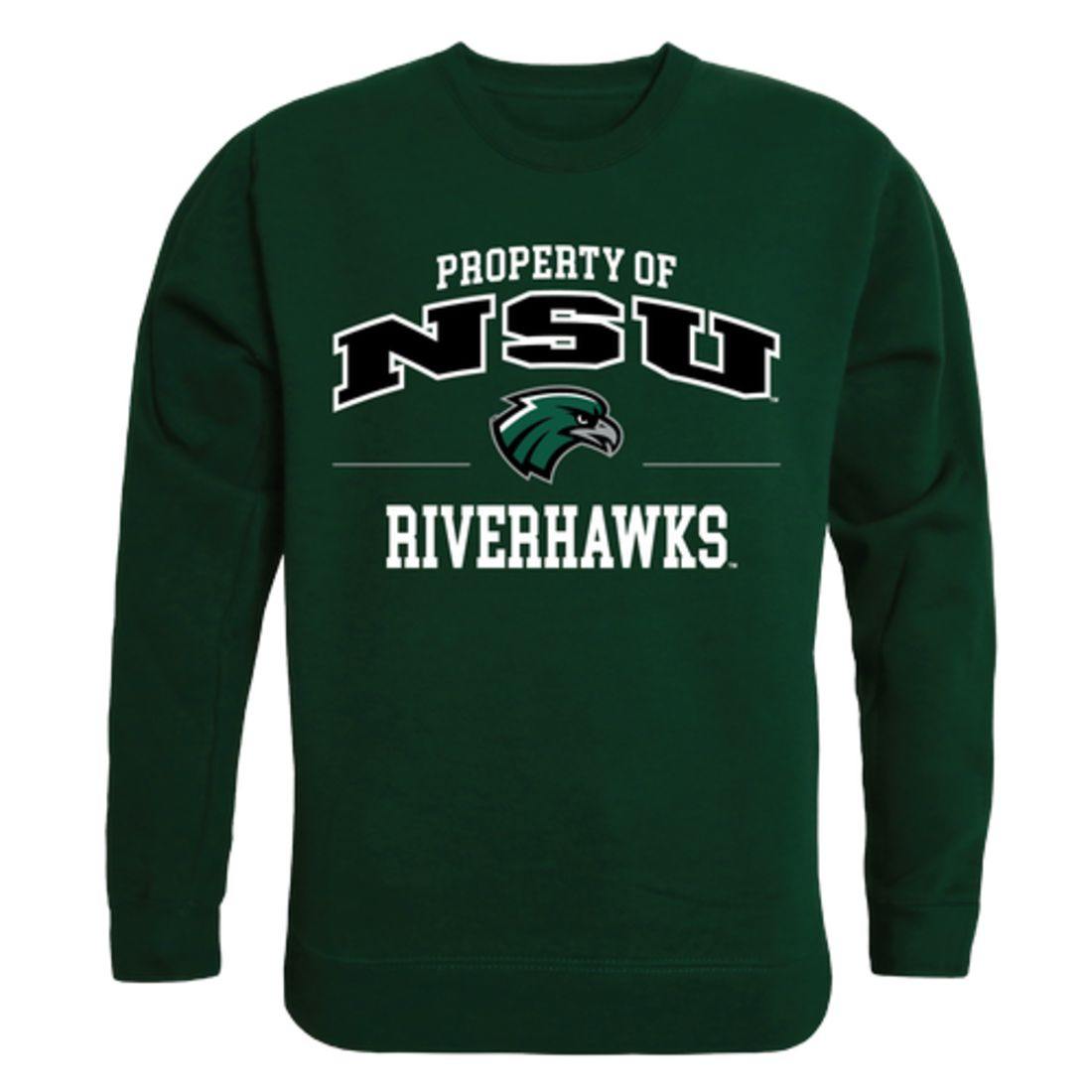 NSU Northeastern State University RiverHawks Property Crewneck Pullover Sweatshirt Sweater Forest-Campus-Wardrobe