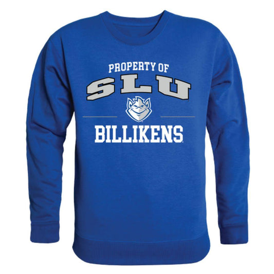 SLU Saint Louis University Billikens Property Crewneck Pullover Sweatshirt Sweater Royal-Campus-Wardrobe