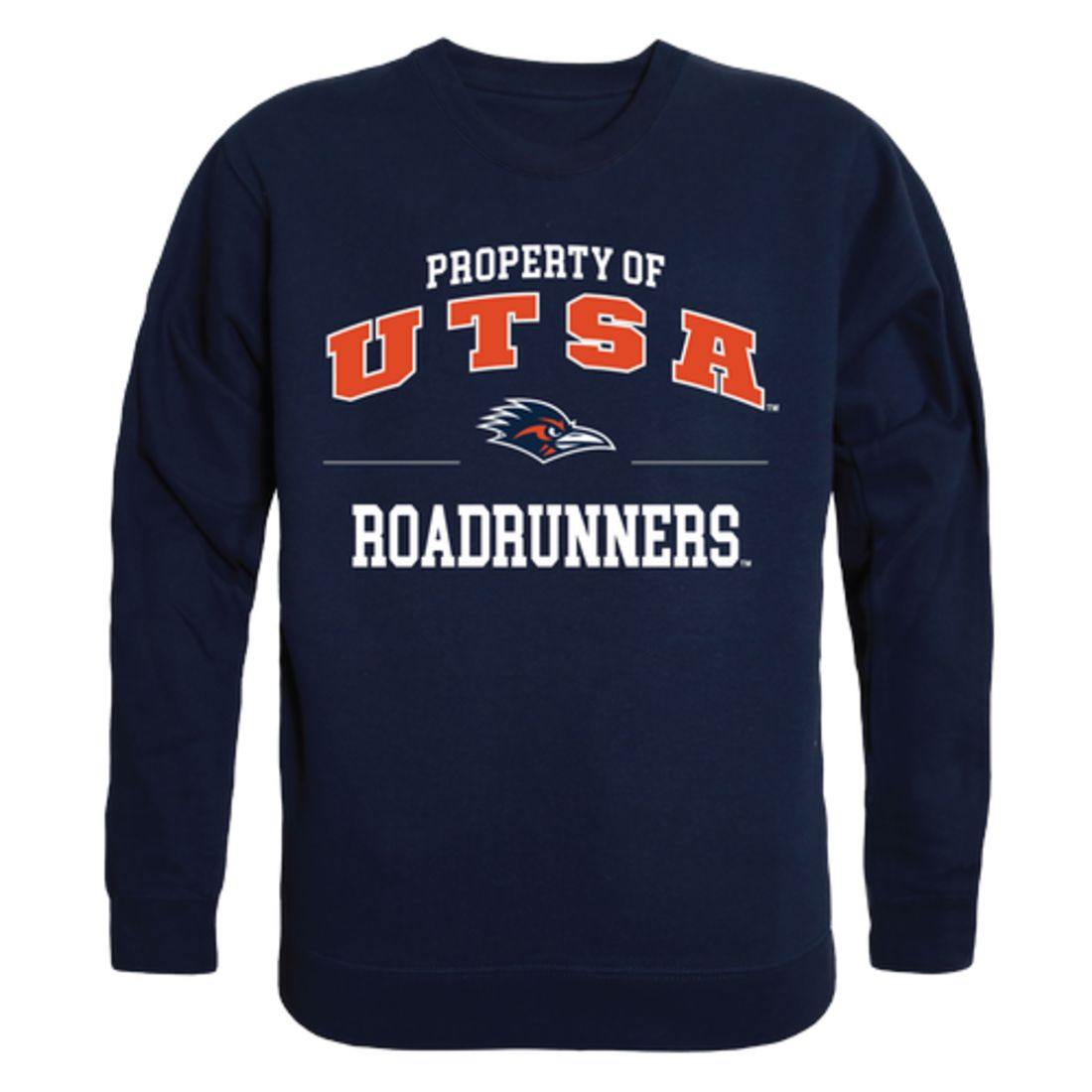 UTSA University of Texas at San Antonio Roadrunners Property Crewneck Pullover Sweatshirt Sweater Navy-Campus-Wardrobe