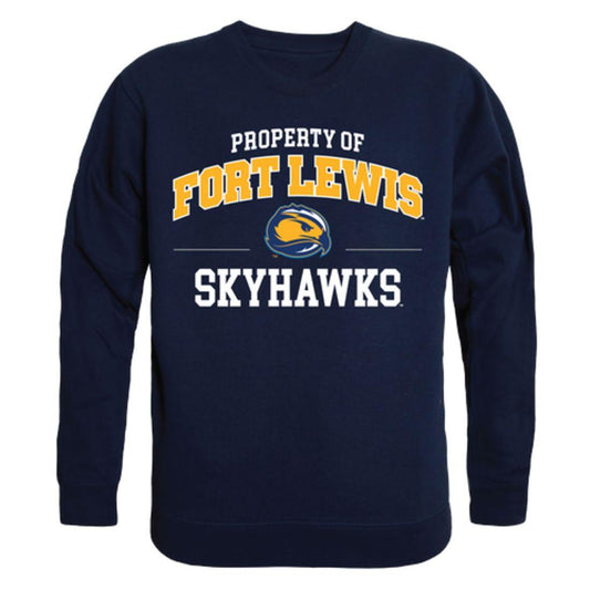 FLC Fort Lewis College Skyhawks Property Crewneck Pullover Sweatshirt Sweater Navy-Campus-Wardrobe