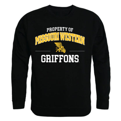 MWSU Missouri Western State University Griffons Property Crewneck Pullover Sweatshirt Sweater Black-Campus-Wardrobe