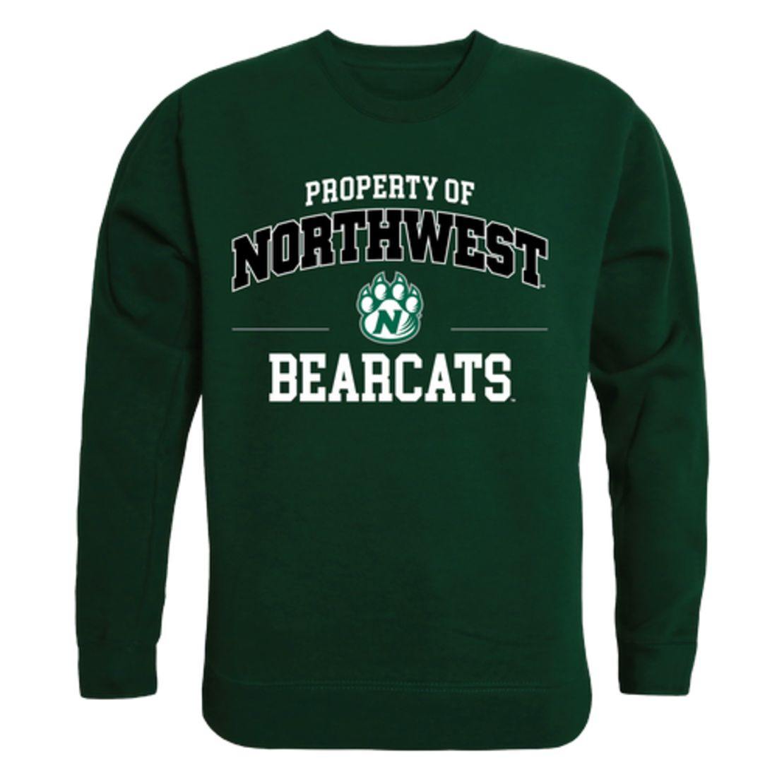 NW Northwest Missouri State University Bearcat Property Crewneck Pullover Sweatshirt Sweater Forest-Campus-Wardrobe