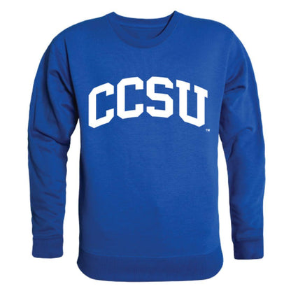 CCSU Central Connecticut State University Blue Devils Arch Crewneck Pullover Sweatshirt Sweater Royal-Campus-Wardrobe