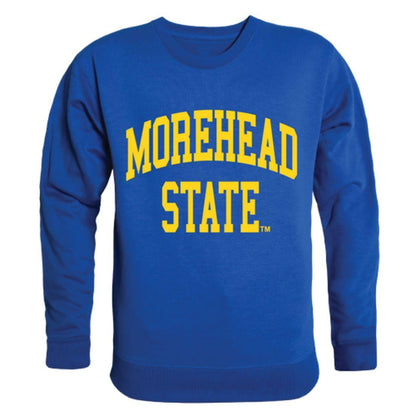 MSU Morehead State University Eagles Arch Crewneck Pullover Sweatshirt Sweater Royal-Campus-Wardrobe
