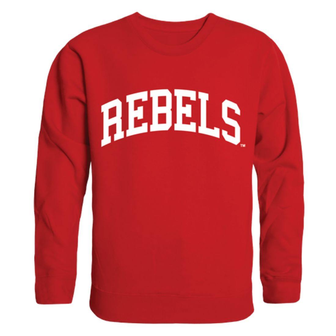 UNLV University of Nevada Las Vegas Rebels Arch Crewneck Pullover Sweatshirt Sweater Red-Campus-Wardrobe