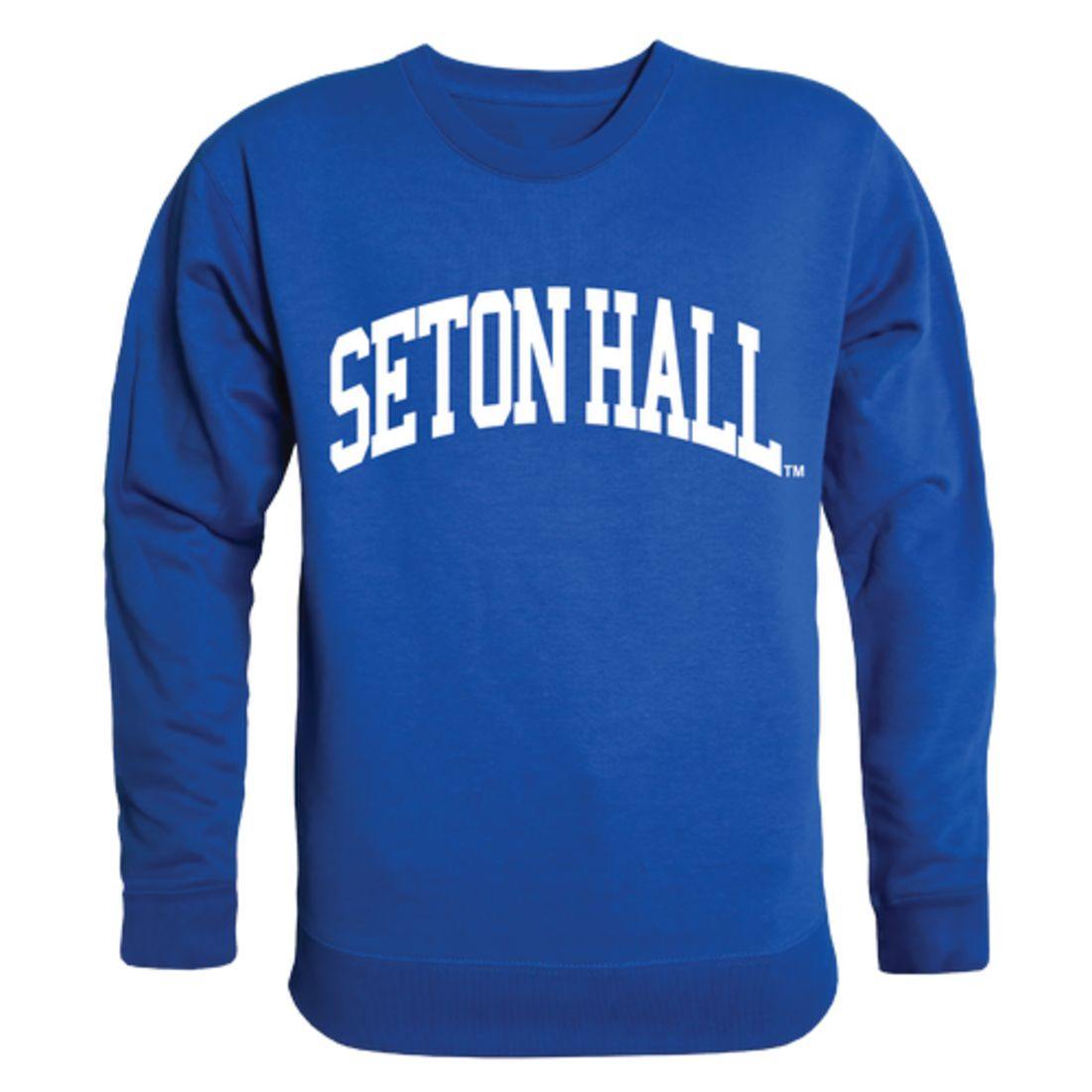 SHU Seton Hall University Pirates Arch Crewneck Pullover Sweatshirt Sweater Royal-Campus-Wardrobe